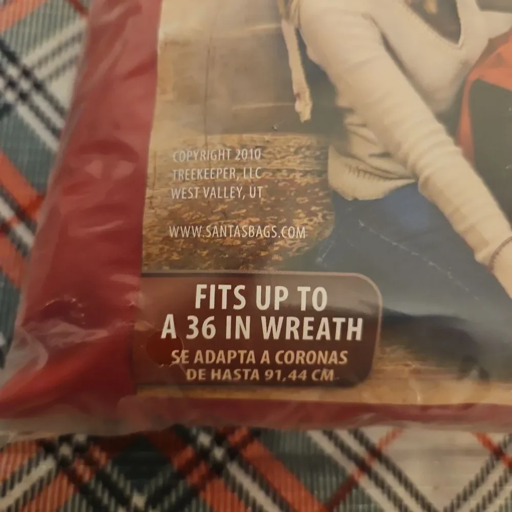 Santa's Bags Wreath Storage Bag